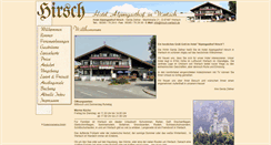 Desktop Screenshot of hirsch-wertach.de