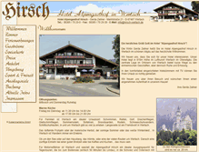 Tablet Screenshot of hirsch-wertach.de